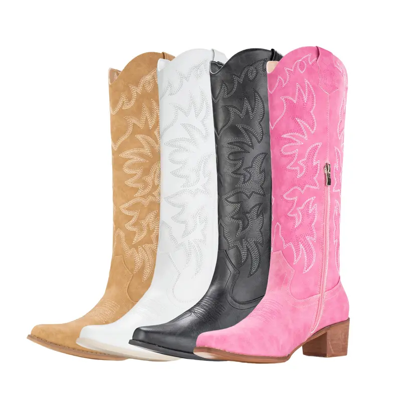 Cowboy boots front view