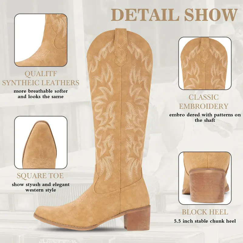 Cowboy boots back view