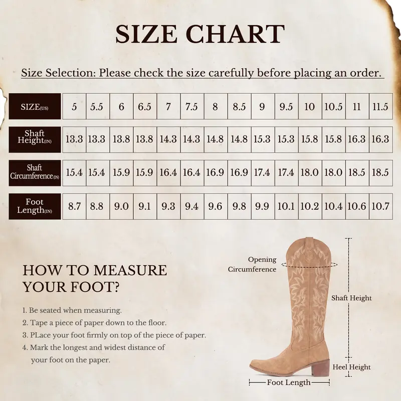 Cowboy boots top view